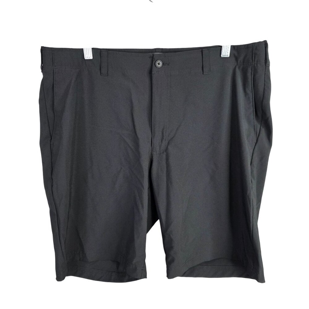 Mens Ben Hogan Black Chino Golf Shorts Polyester Stretch 10" Inseam Size 38